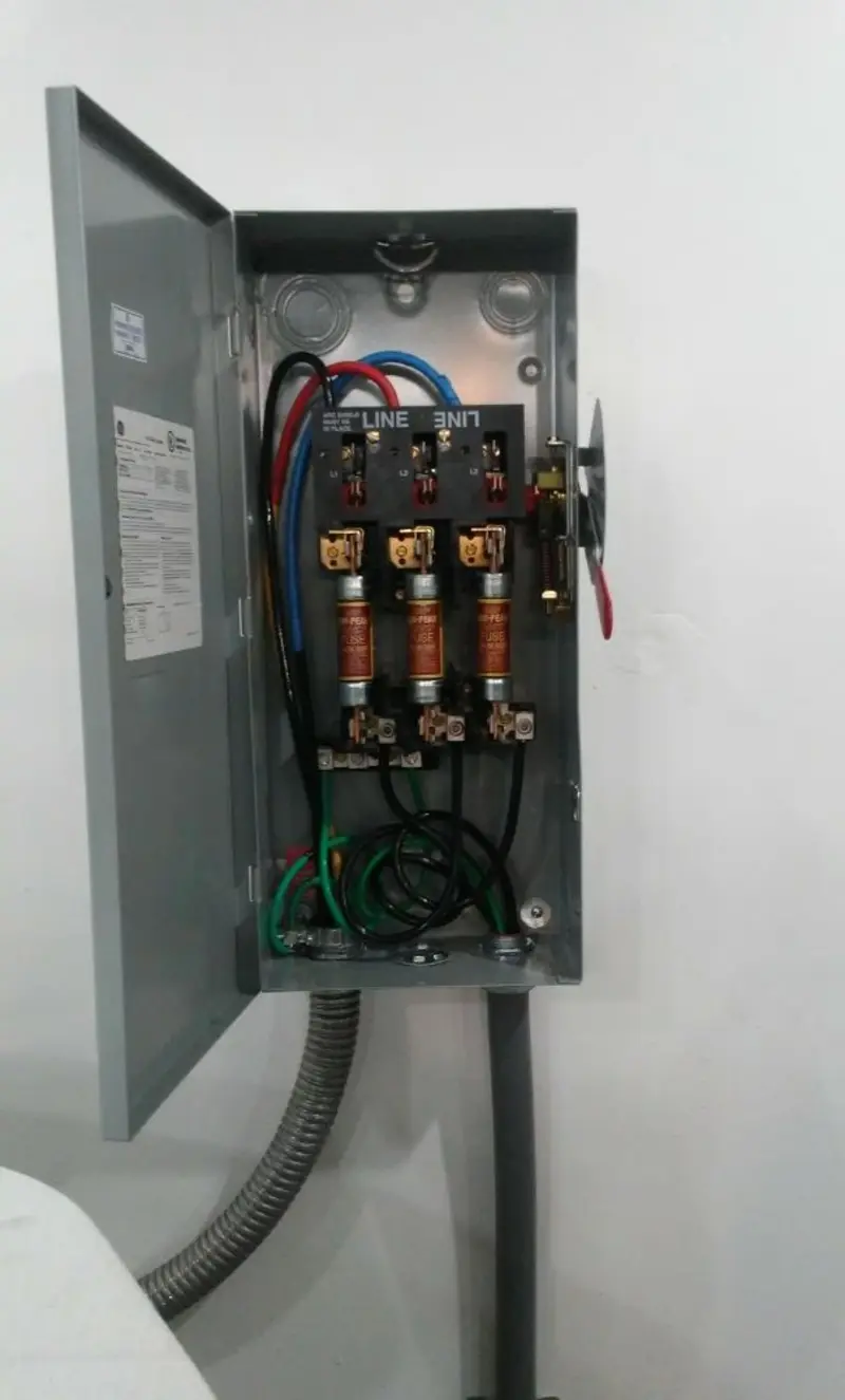 Three-phase disconnect switch installed for Electrical Wiring & Rewiring in Cedar City